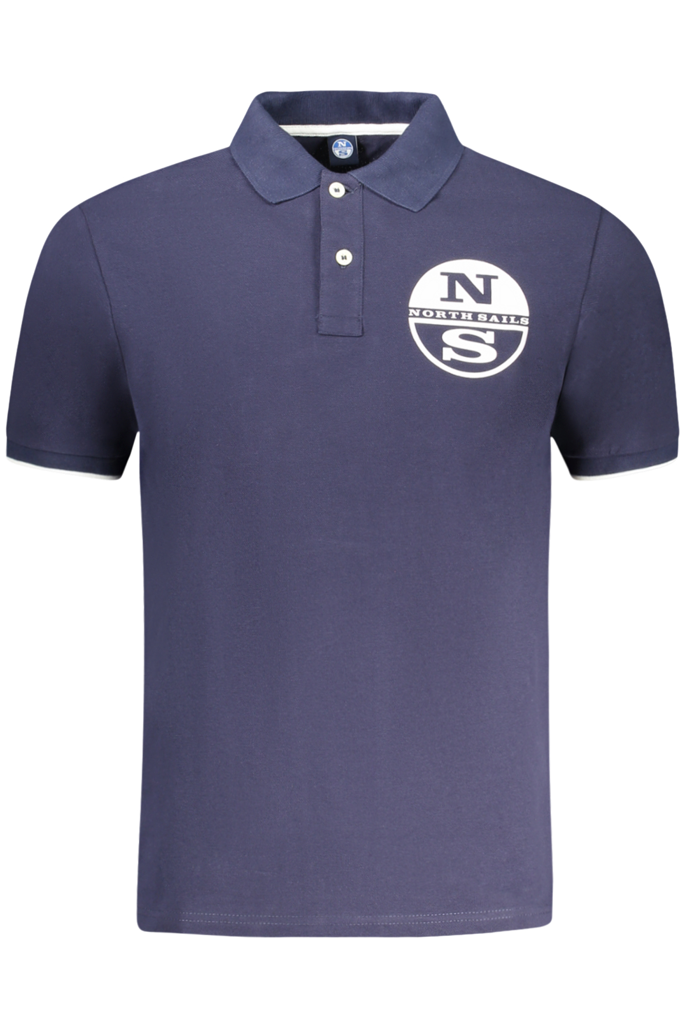 North Sails Uomo Blu Uomini, Maglietta, E Cotton Men Polo, (L) - Immagine 2
