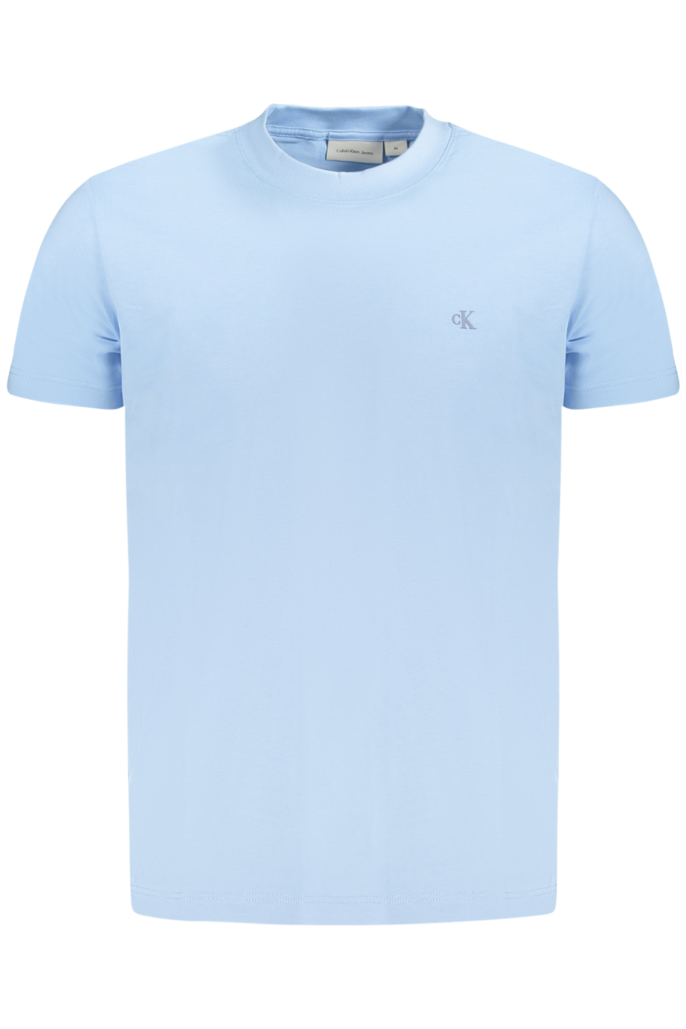 CALVIN KLEIN T-SHIRT MANICHE CORTE UOMO AZZURRO