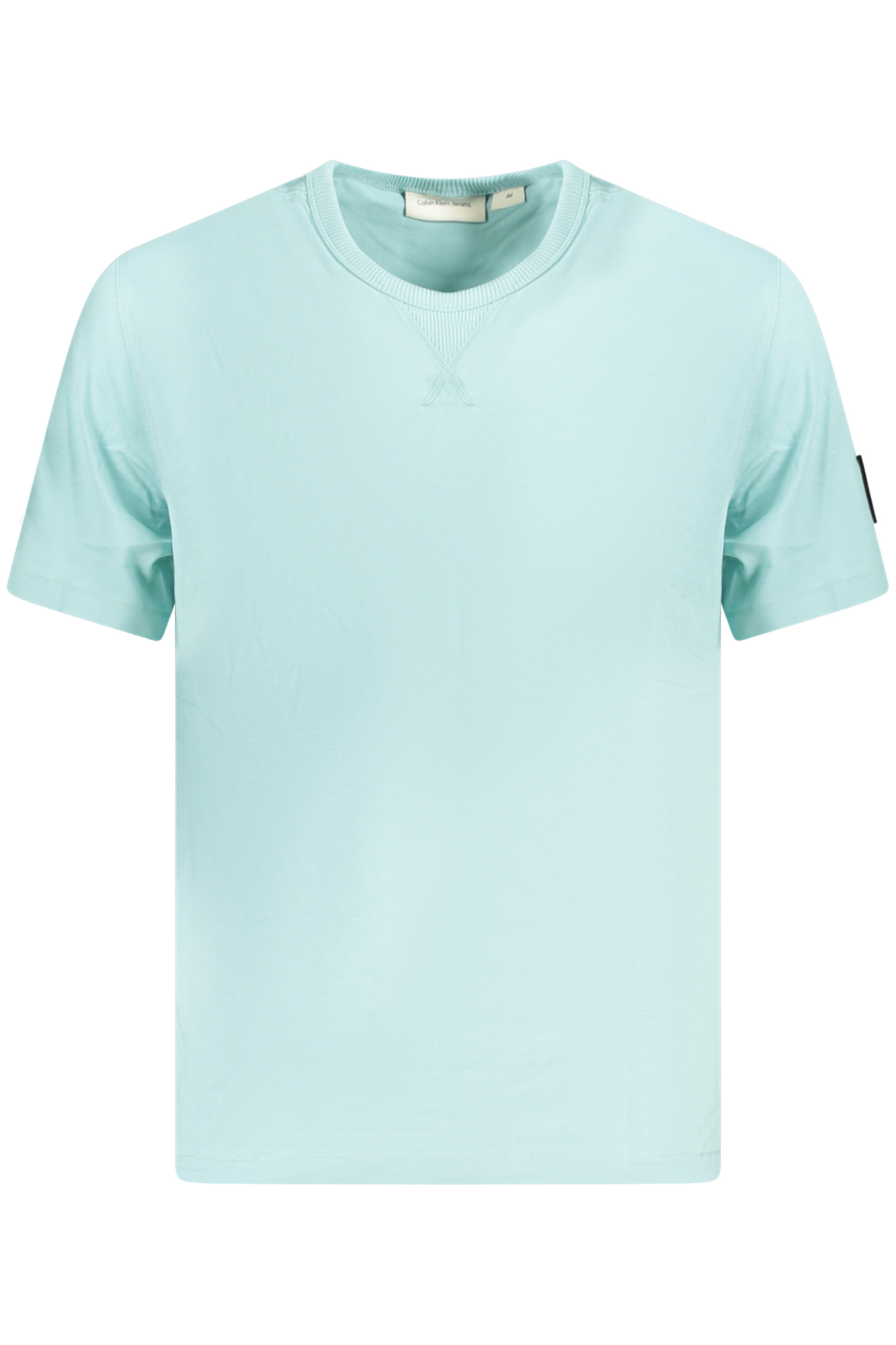 CALVIN KLEIN T-SHIRT MANICHE CORTE UOMO VERDE