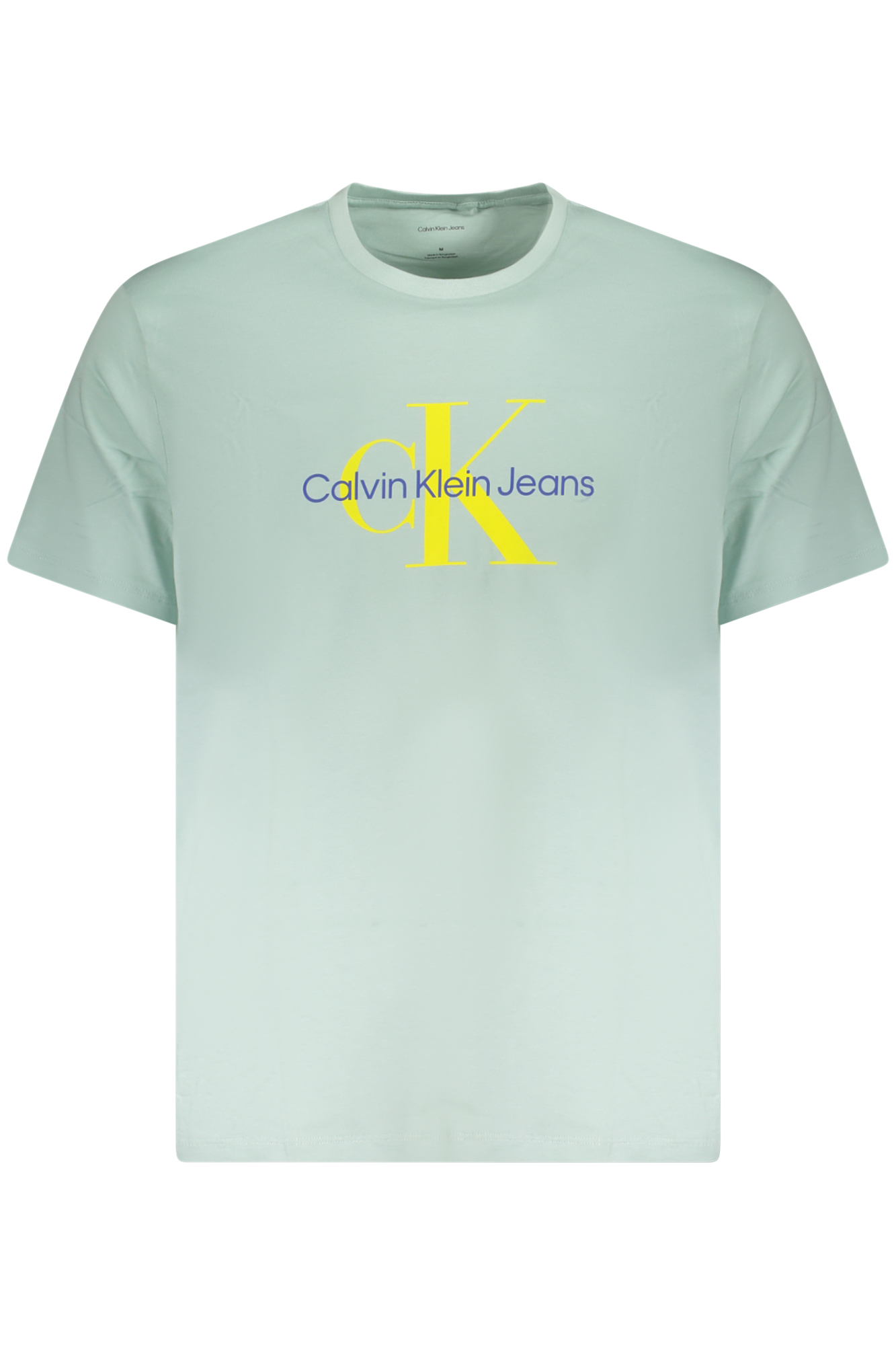 CALVIN KLEIN T-SHIRT MANICHE CORTE UOMO VERDE
