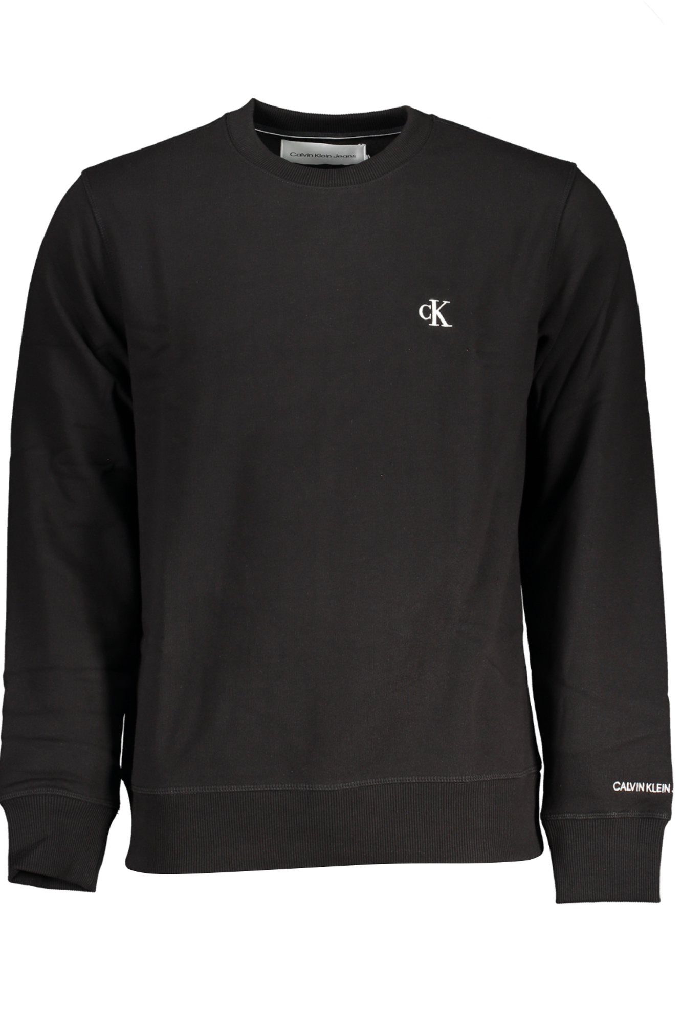 CALVIN KLEIN FELPA SENZA ZIP UOMO NERO