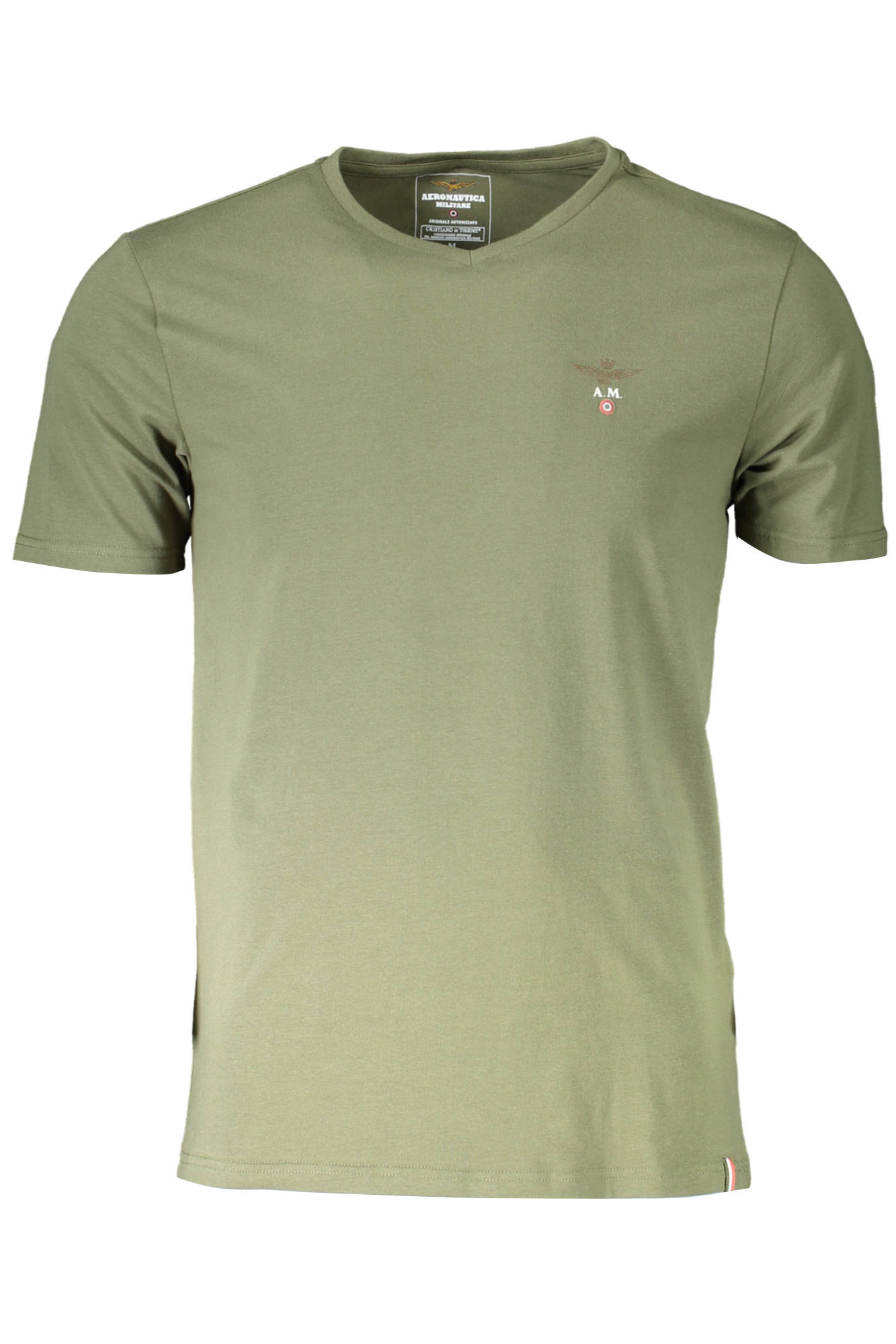 AERONAUTICA MILITARE T-SHIRT ESTERNABILE UOMO VERDE