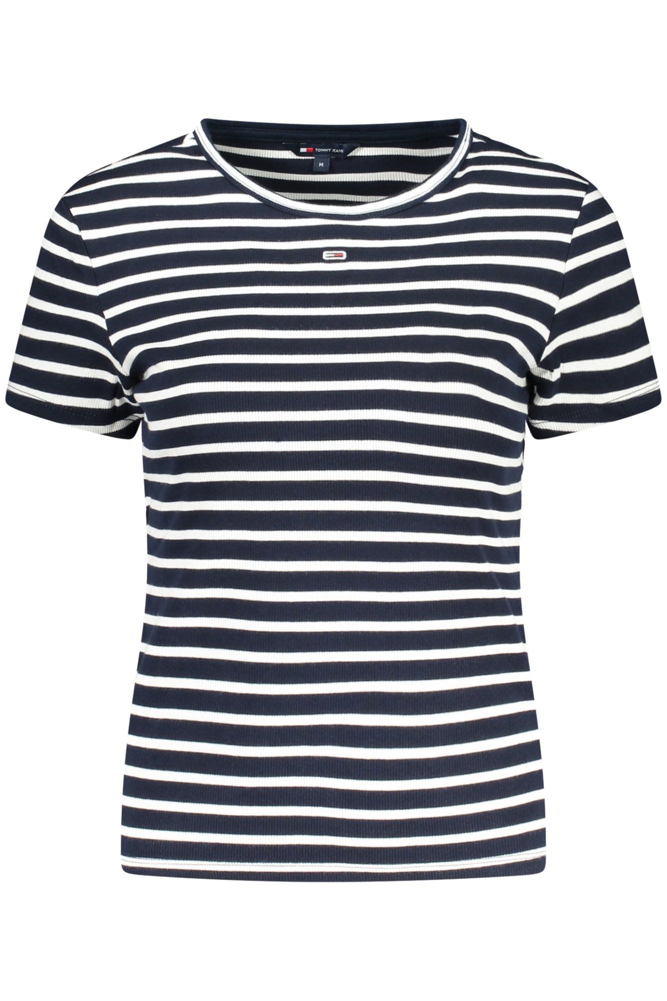 TOMMY HILFIGER T-SHIRT MANICHE CORTE DONNA BLU