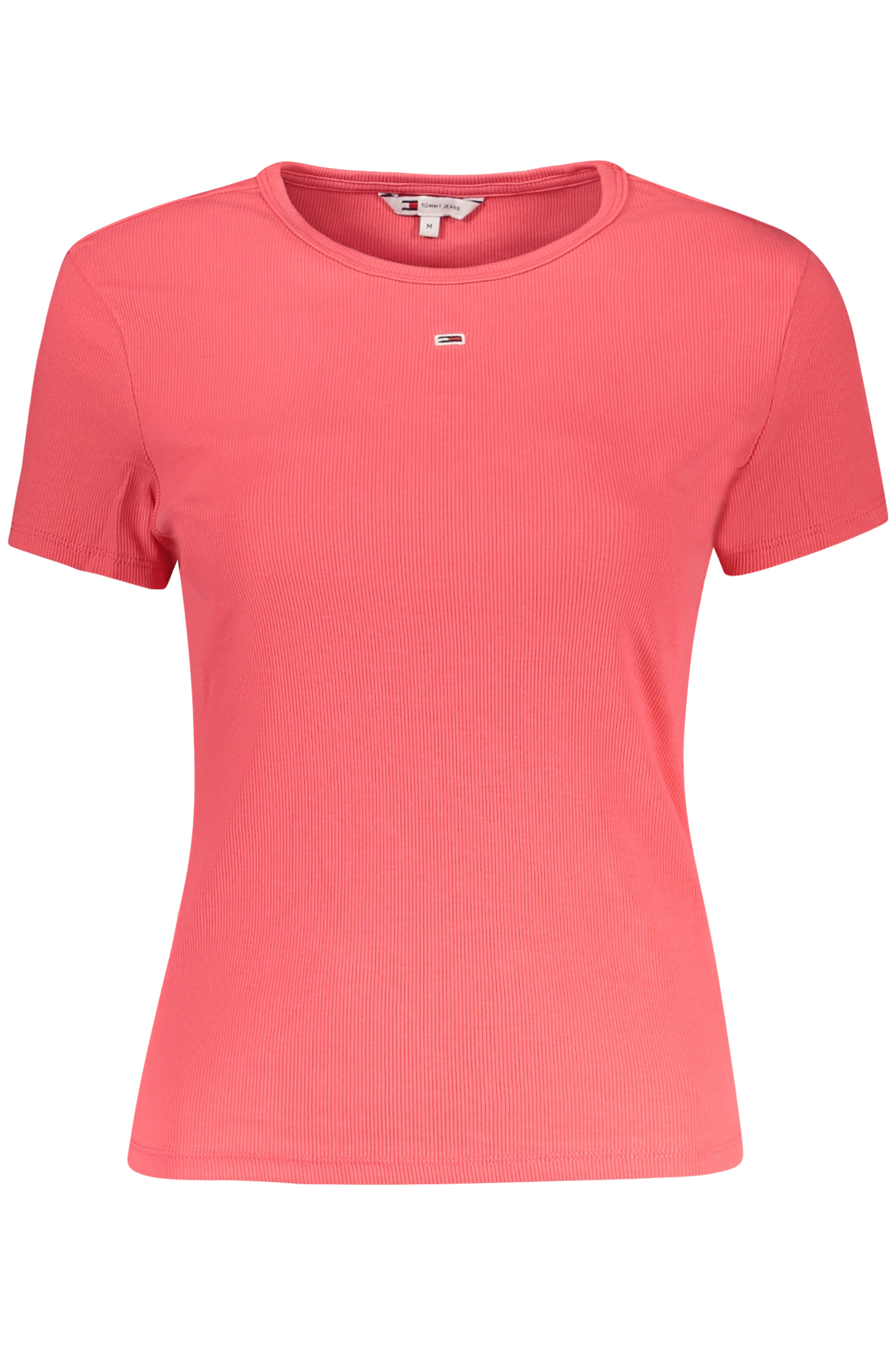 TOMMY HILFIGER T-SHIRT MANICHE CORTE DONNA ROSA