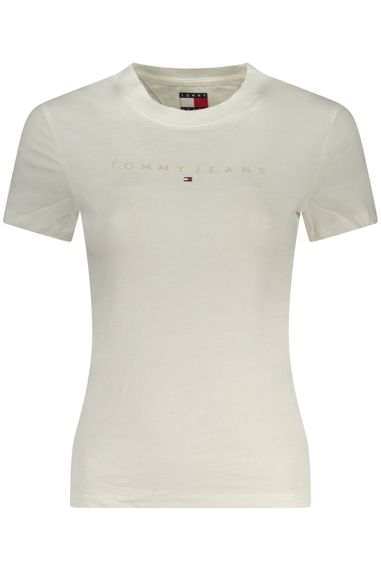 TOMMY HILFIGER T-SHIRT MANICHE CORTE DONNA BIANCO