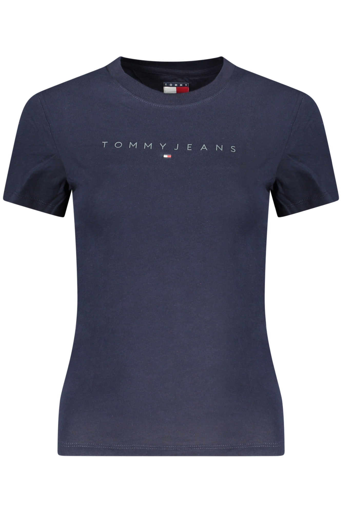 TOMMY HILFIGER T-SHIRT MANICHE CORTE DONNA BLU