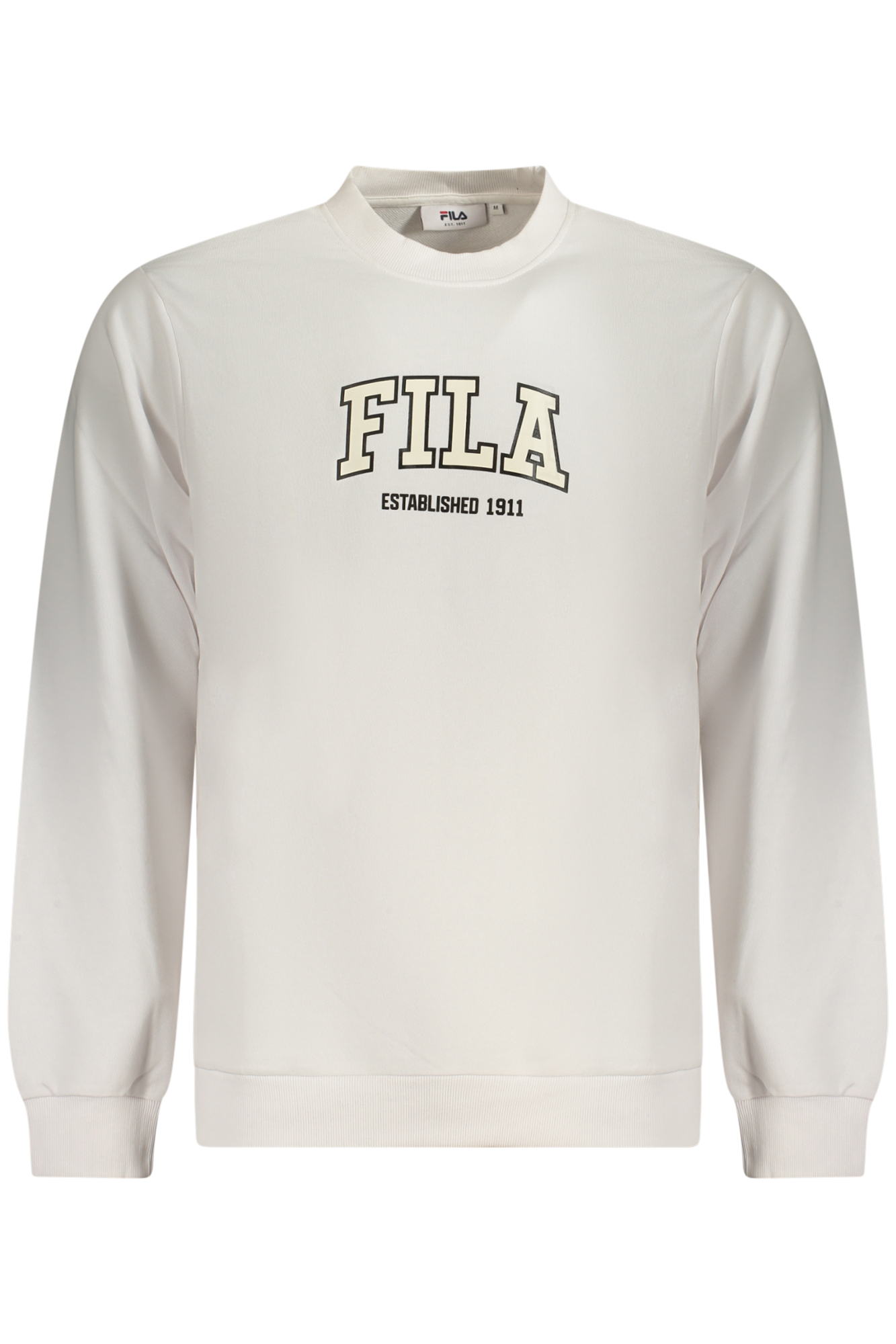 Sudadera Blanca Con Cremallera Para Hombre De Fila