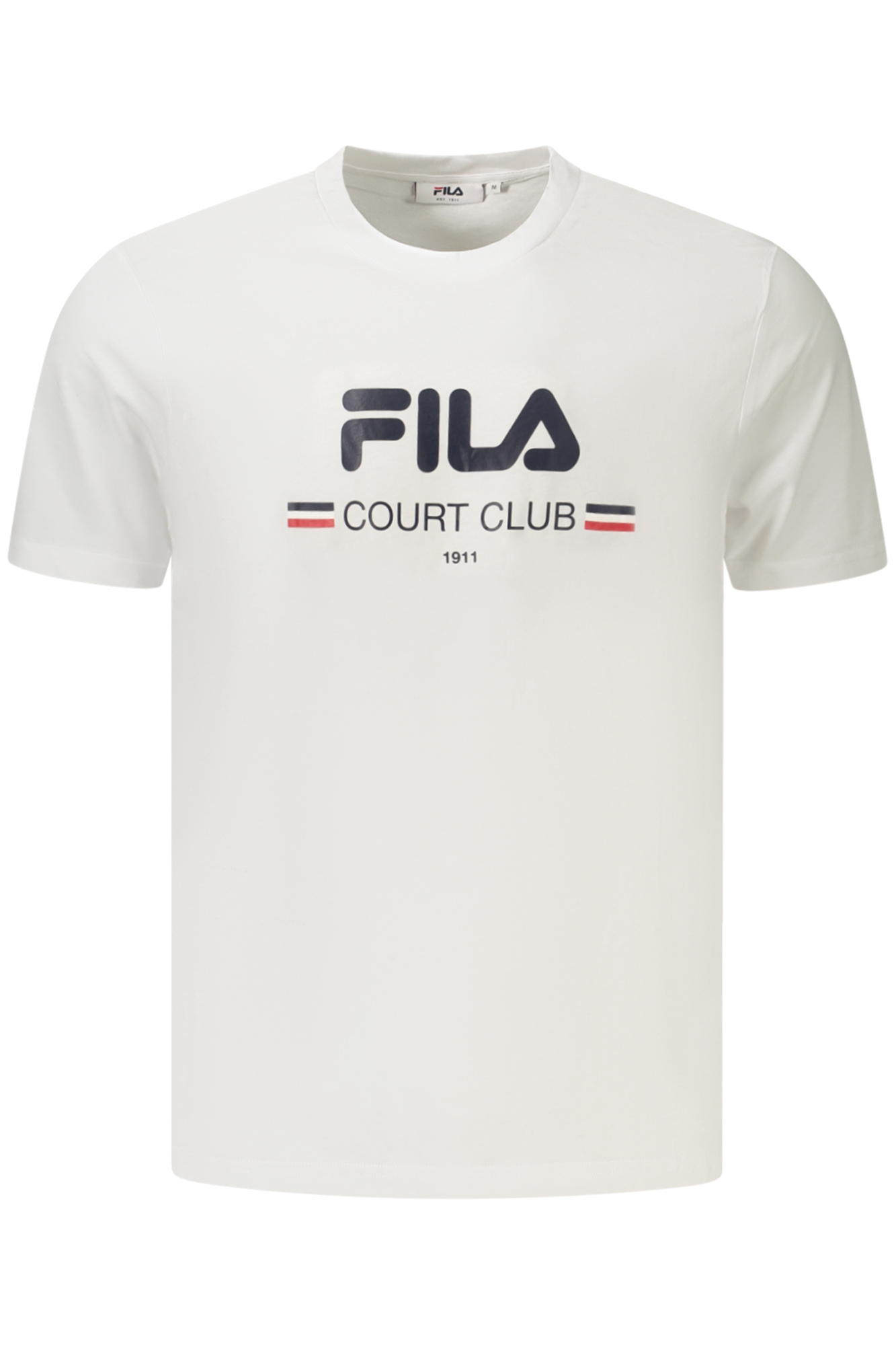 Camiseta De Manga Corta Para Hombre Fila, Blanca
