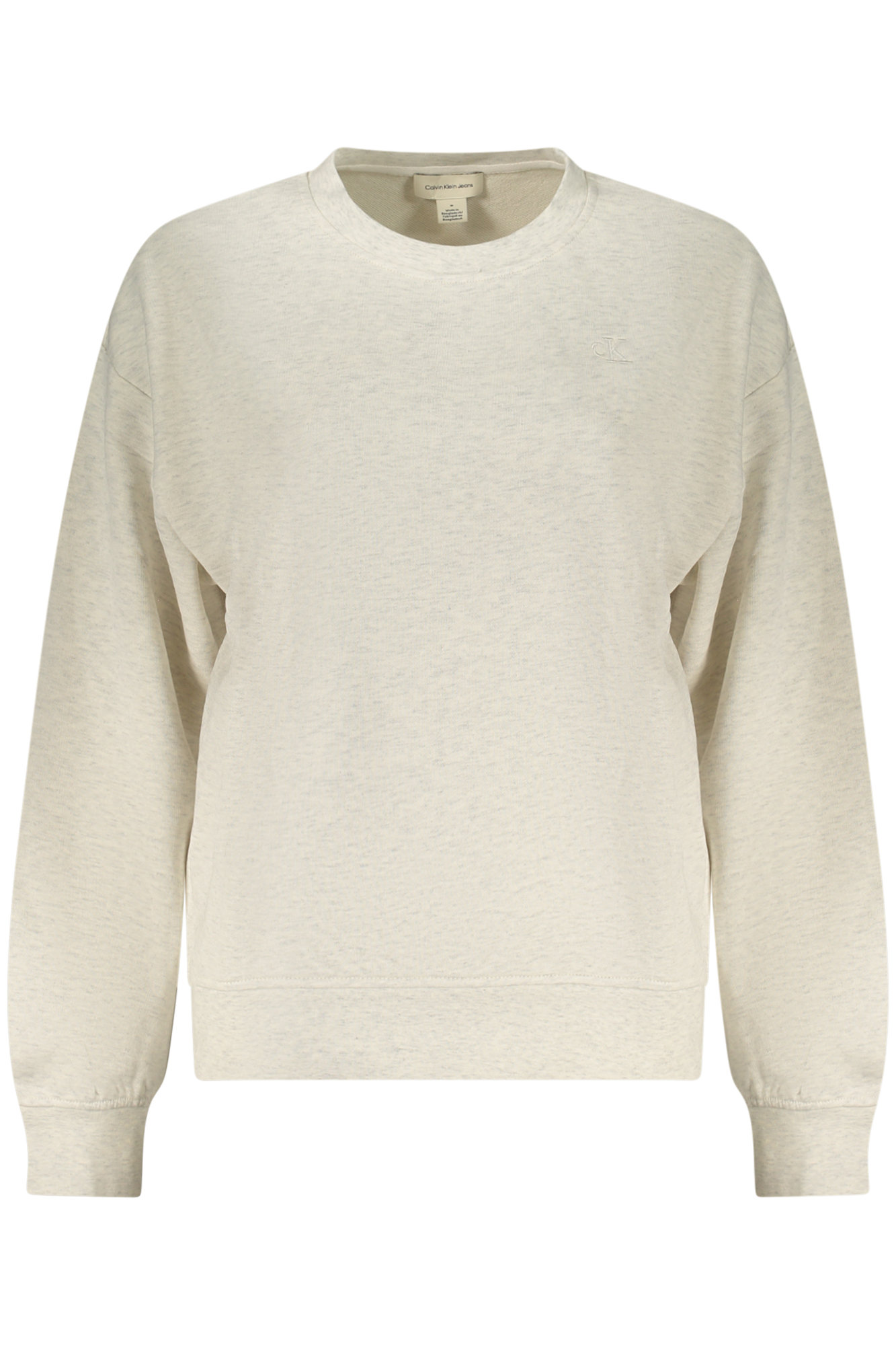Sudadera Gris Con Cremallera Para Mujer De Calvin Klein Sudadera Gris Con Cremallera Para Mujer De Calvin Klein
