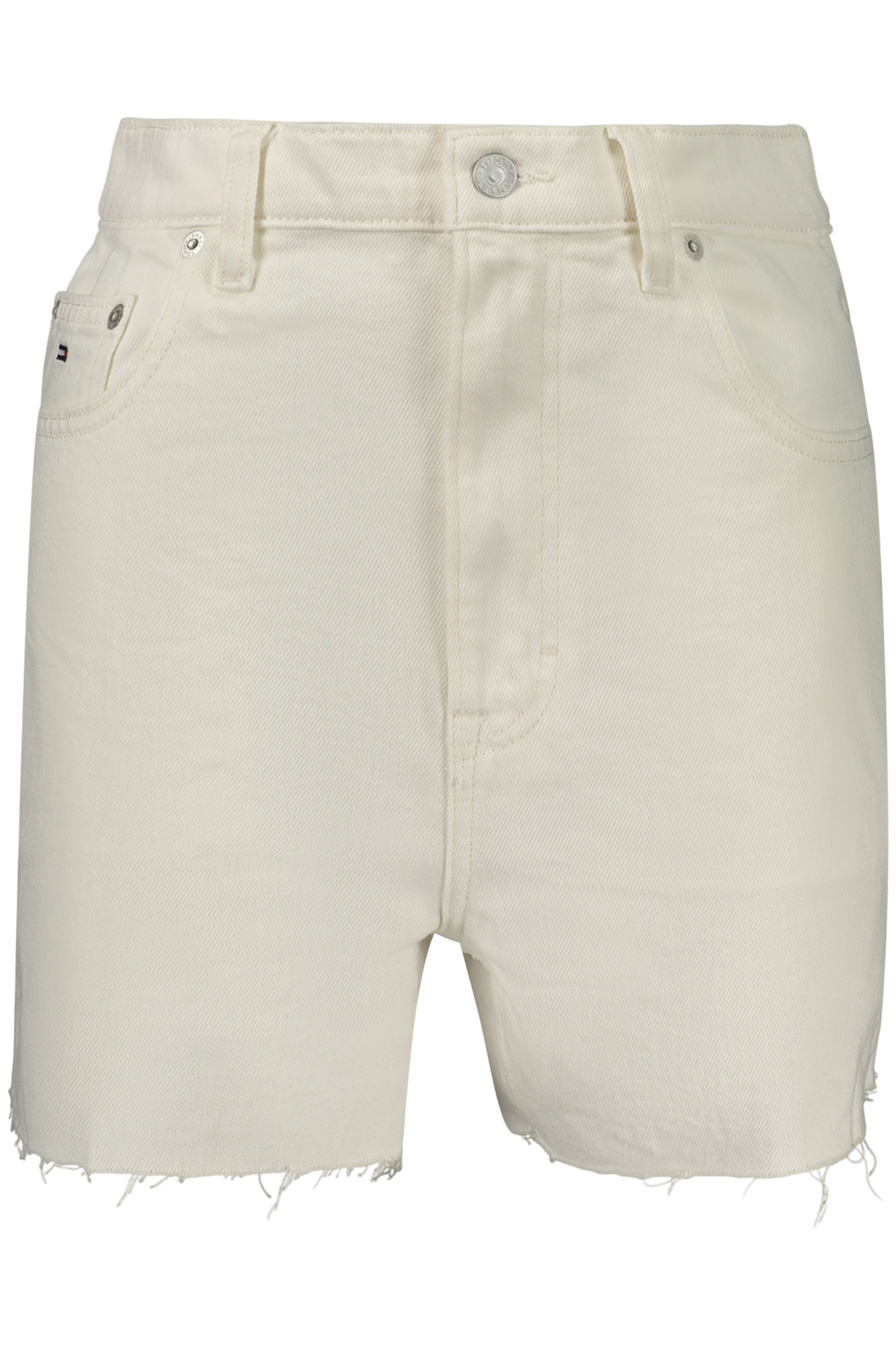 Pantalones Cortos Vaqueros Tommy Hilfiger Para Mujer, Color Blanco. Pantalones Cortos Vaqueros Tommy Hilfiger Para Mujer, Color Blanco.