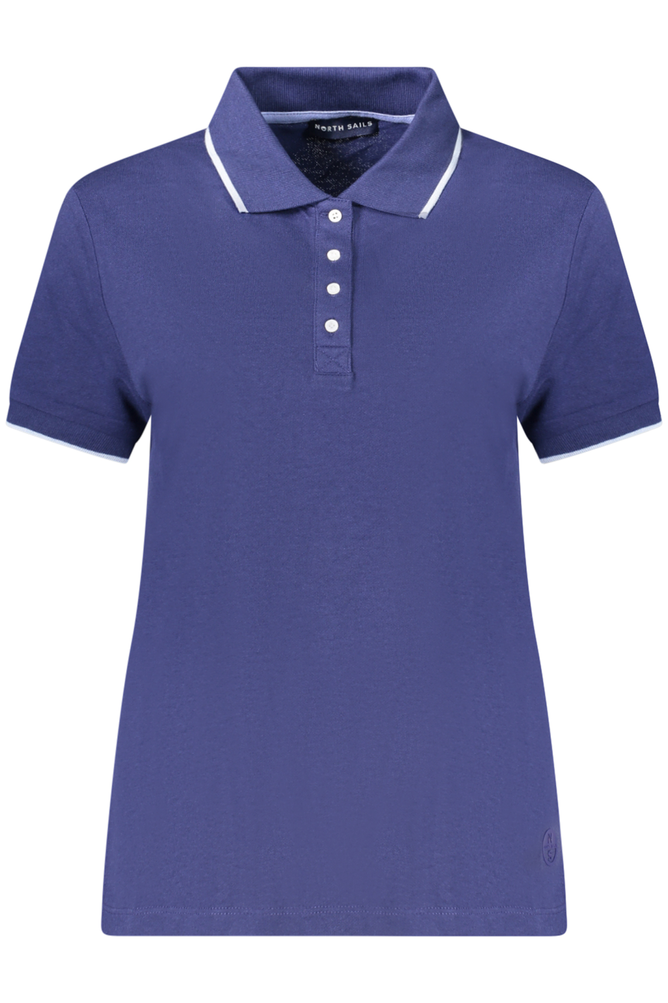 Polo De Manga Corta Para Mujer North Sails, Azul.