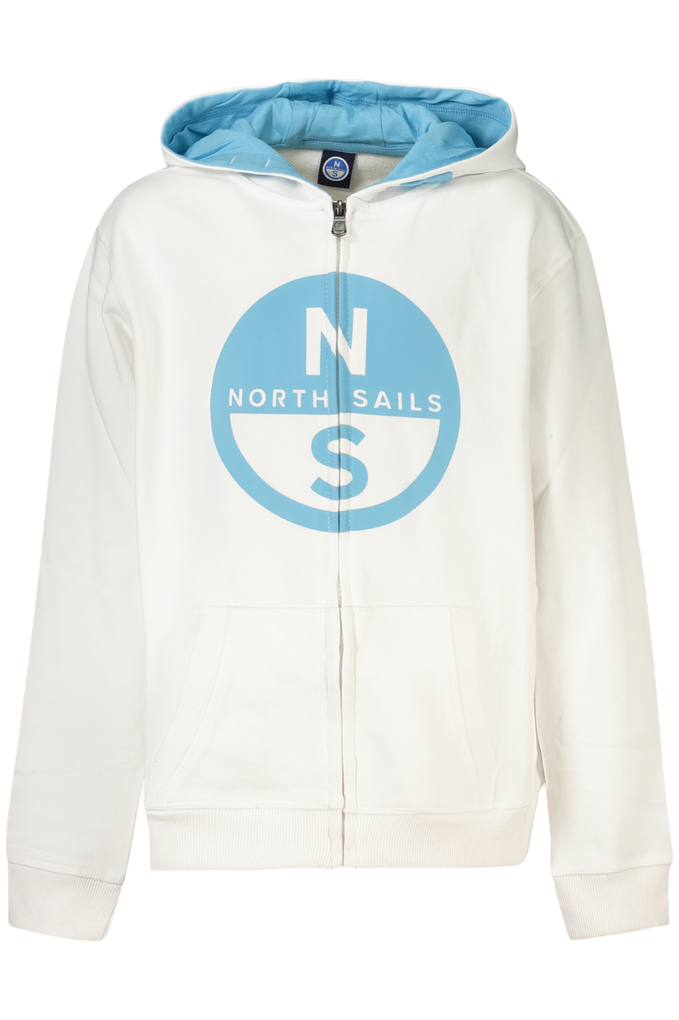 Sudadera Blanca Con Cremallera Para Niños De North Sails Sudadera Blanca Con Cremallera Para Niños De North Sails