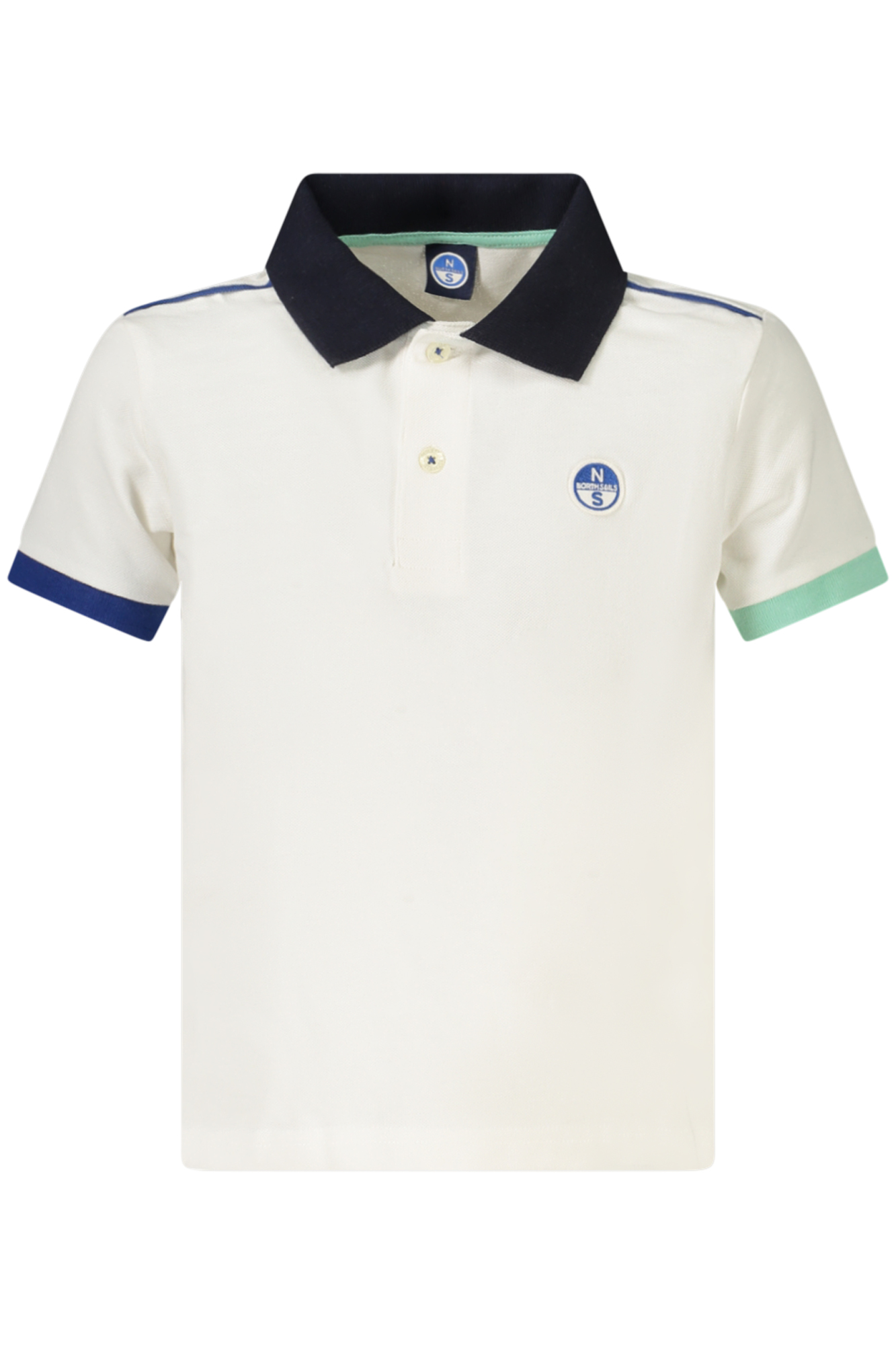 Polo De Manga Corta Para Niños De North Sails, Blanco Polo De Manga Corta Para Niños De North Sails, Blanco
