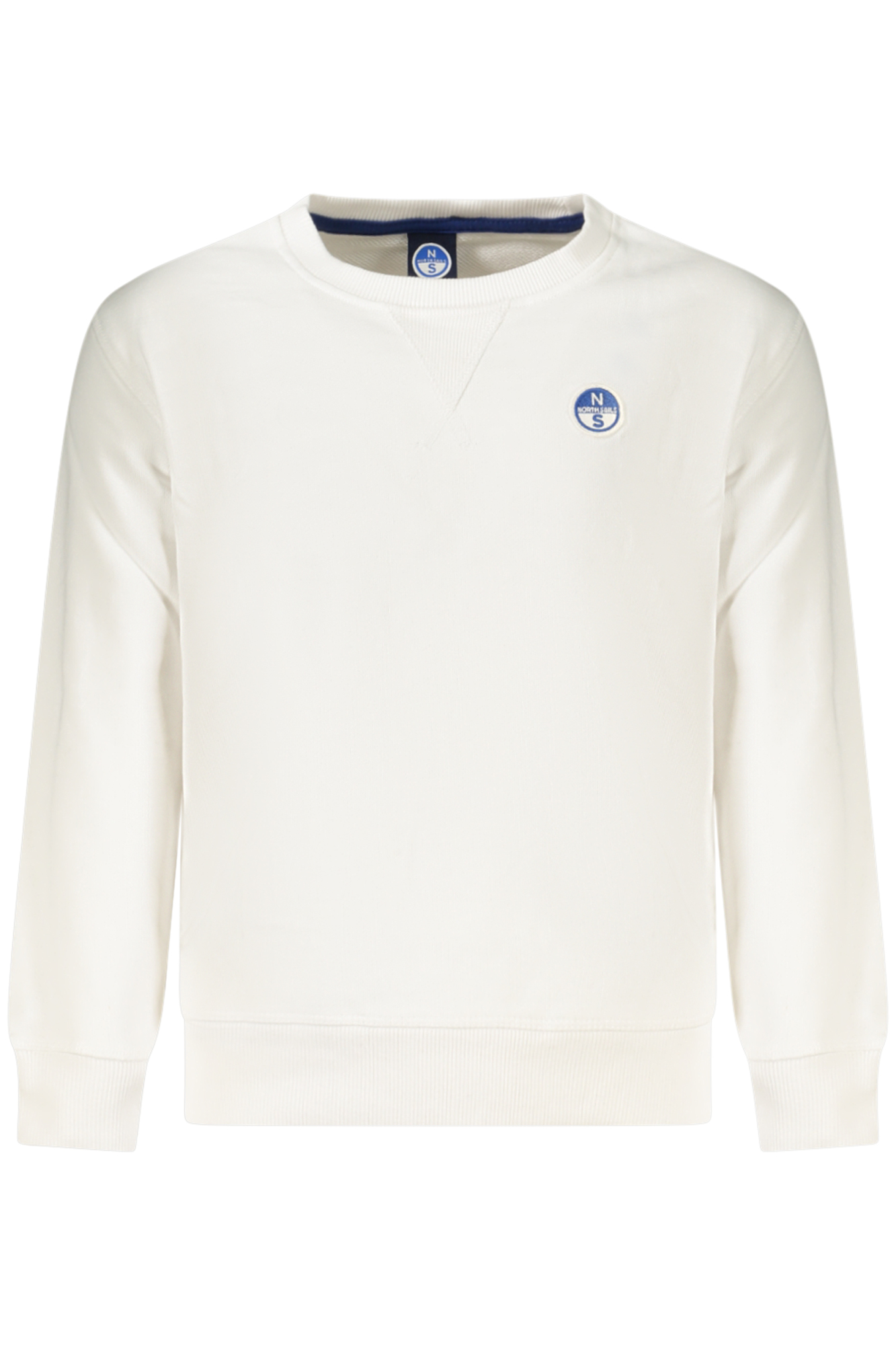 Sudadera Infantil Con Cremallera De North Sails, Blanca.