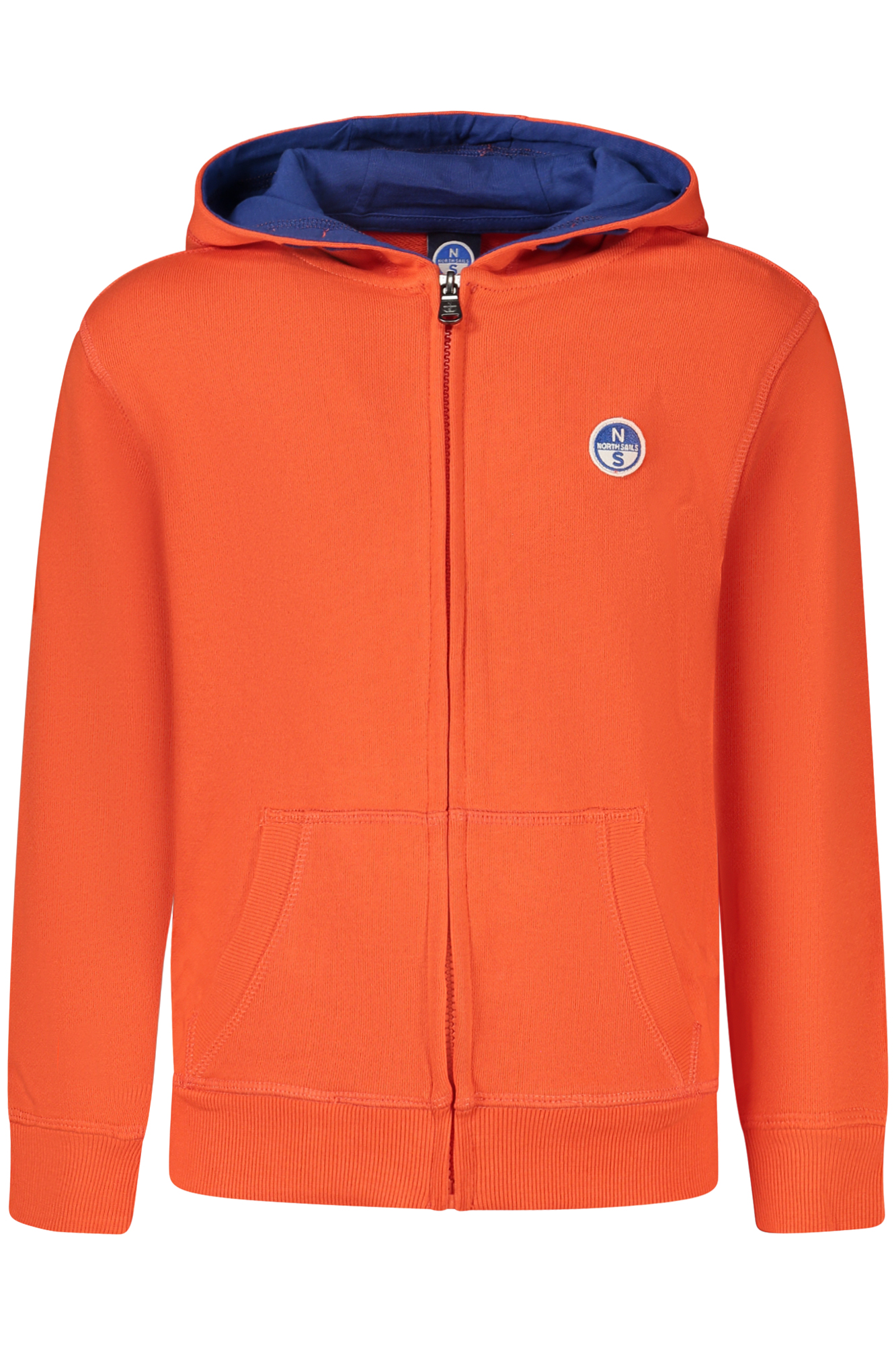 Sudadera Naranja Con Cremallera Para Niños De North Sails