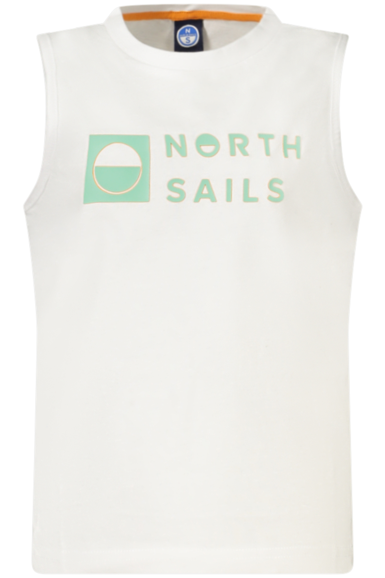 Camiseta Blanca Sin Mangas Para Niños De North Sails