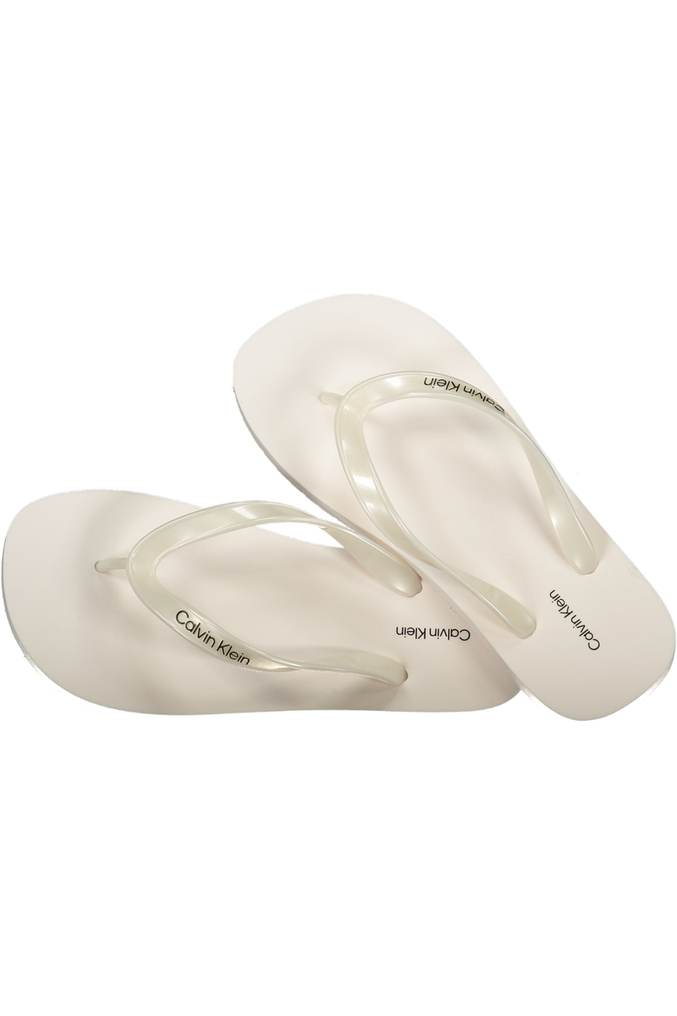 Calvin Klein HW0HW02956 Dámské žabky bílé 36