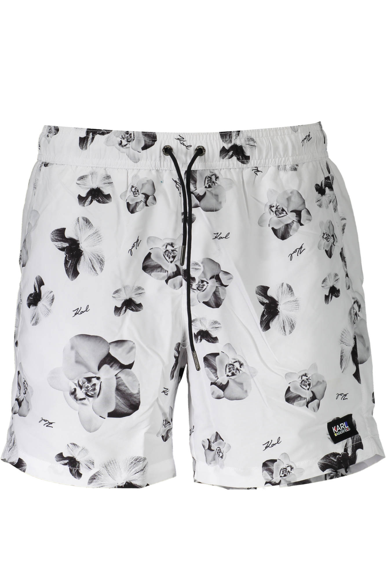 KARL LAGERFELD BEACHWEAR COSTUME PARTE SOTTO UOMO BIANCO