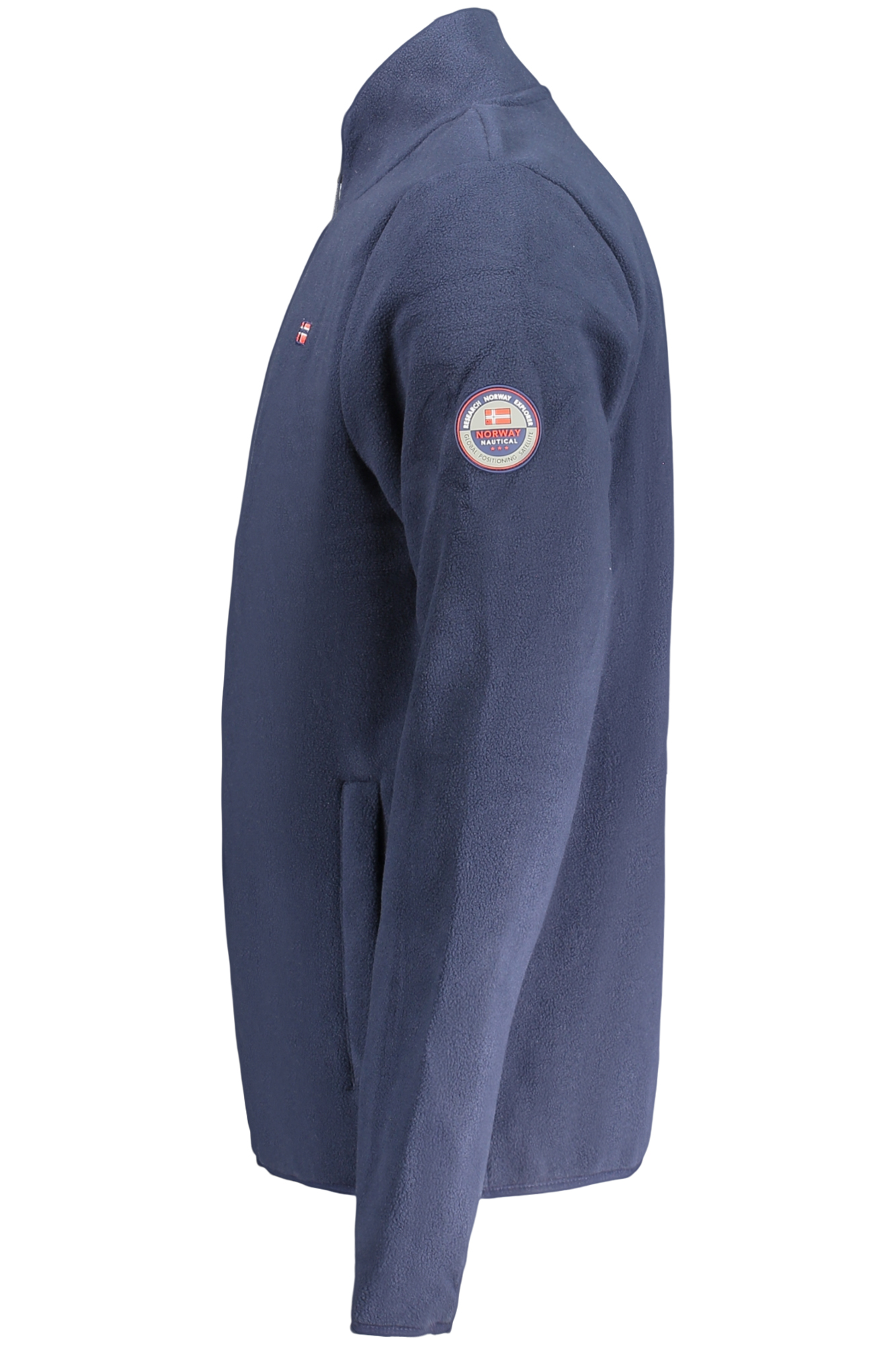 Sweatshirt com fecho Azul
