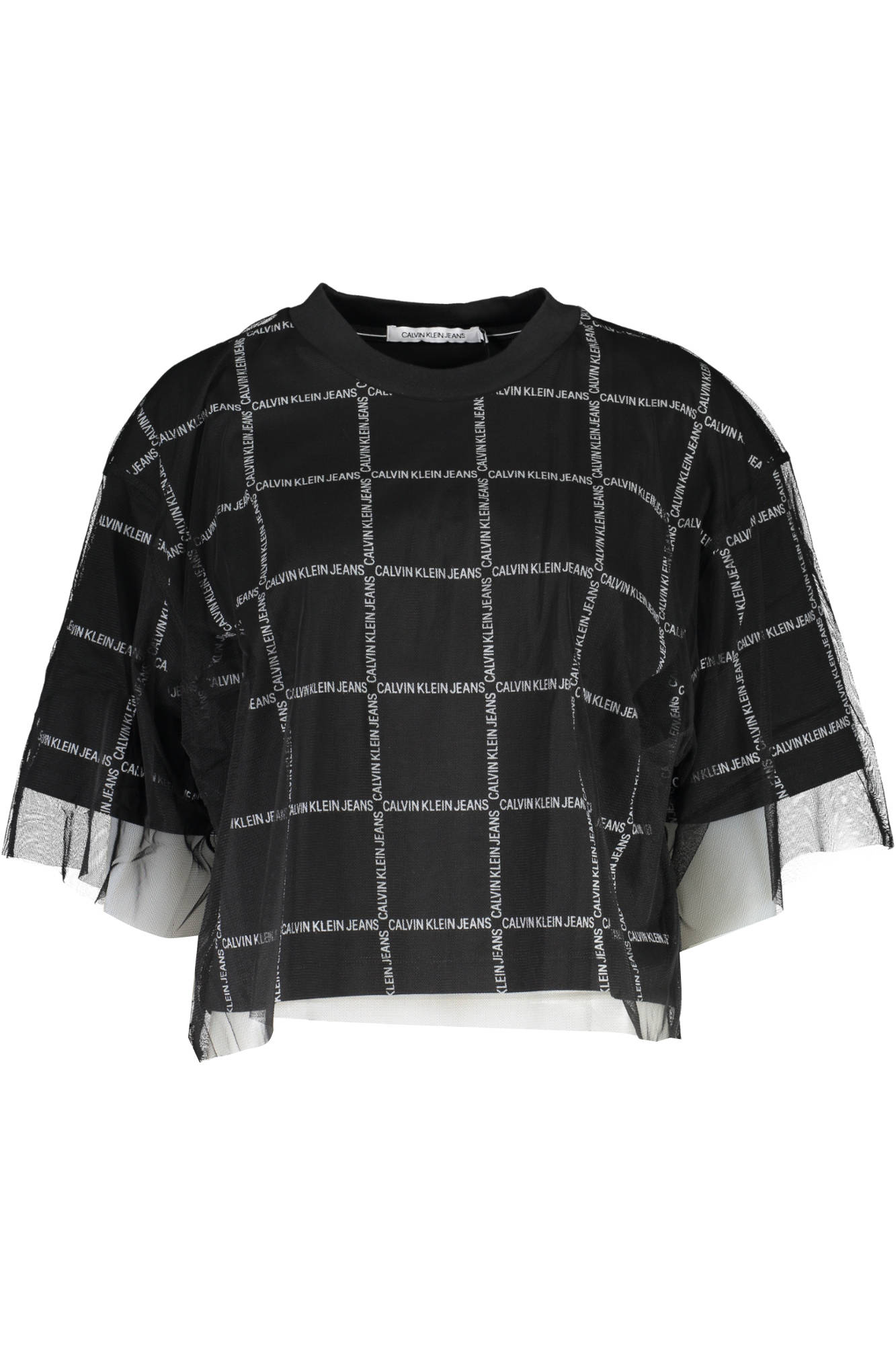 T shirt Calvin Klein da donna nera | ScuderiStore