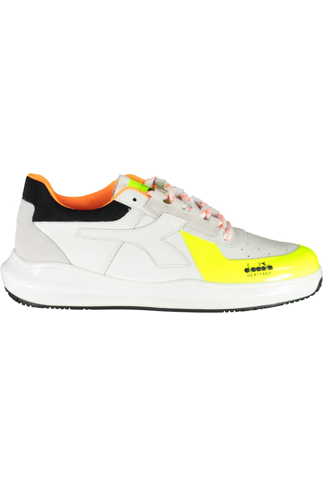 scarpe uomo DIADORA sneakers bianco in pelle SD725 - ZOOODE.COM
