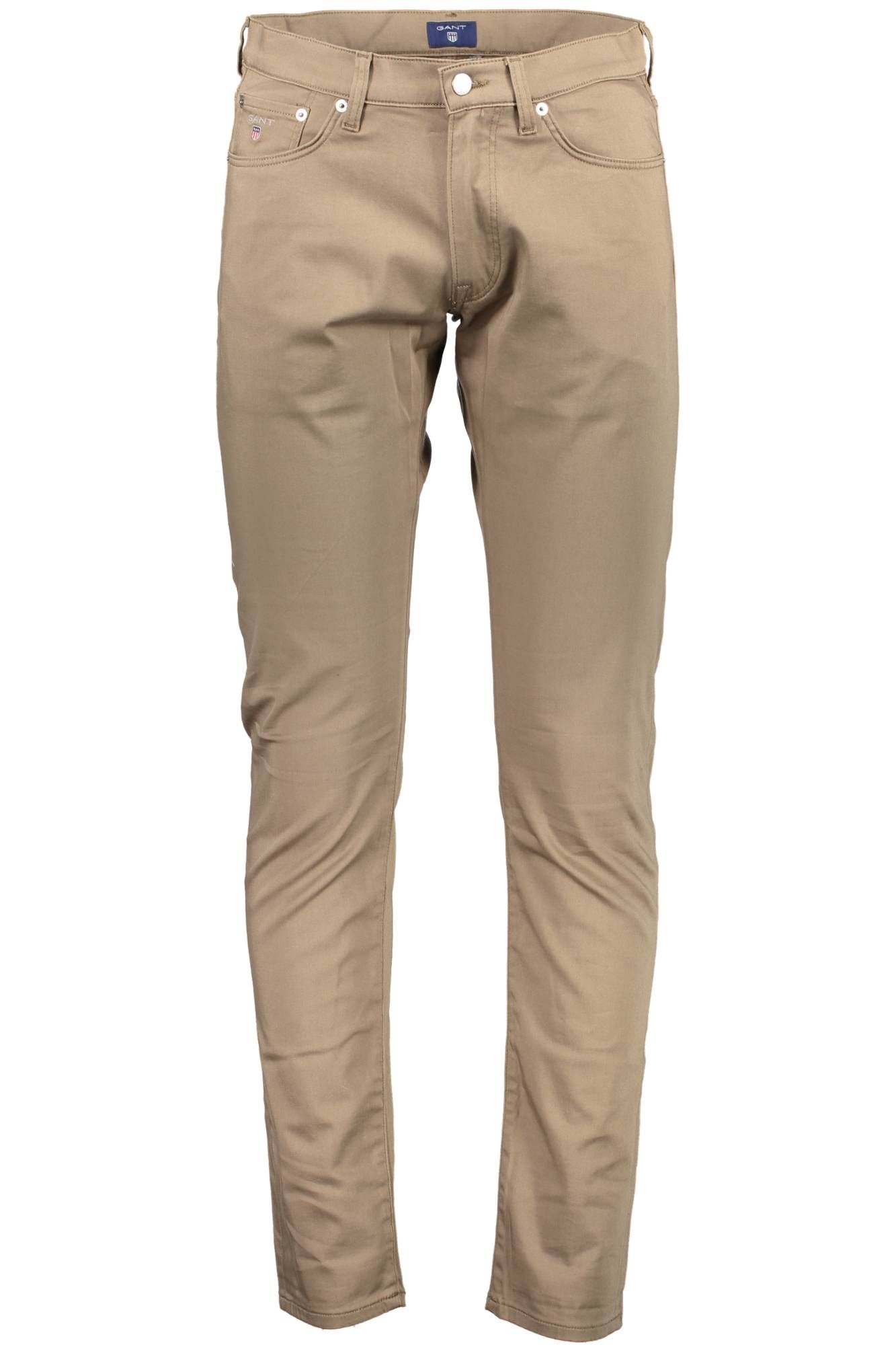 pantaloni uomo GANT beige in cotone SD871 - ZOOODE.COM