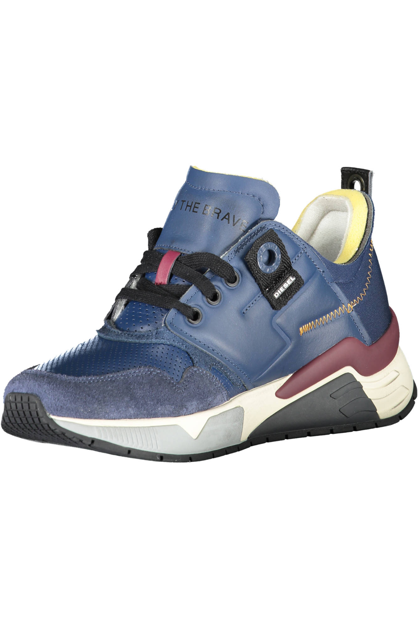zapatos hombre DIESEL zapatillas azul piel SE065 - ZOOODE.COM