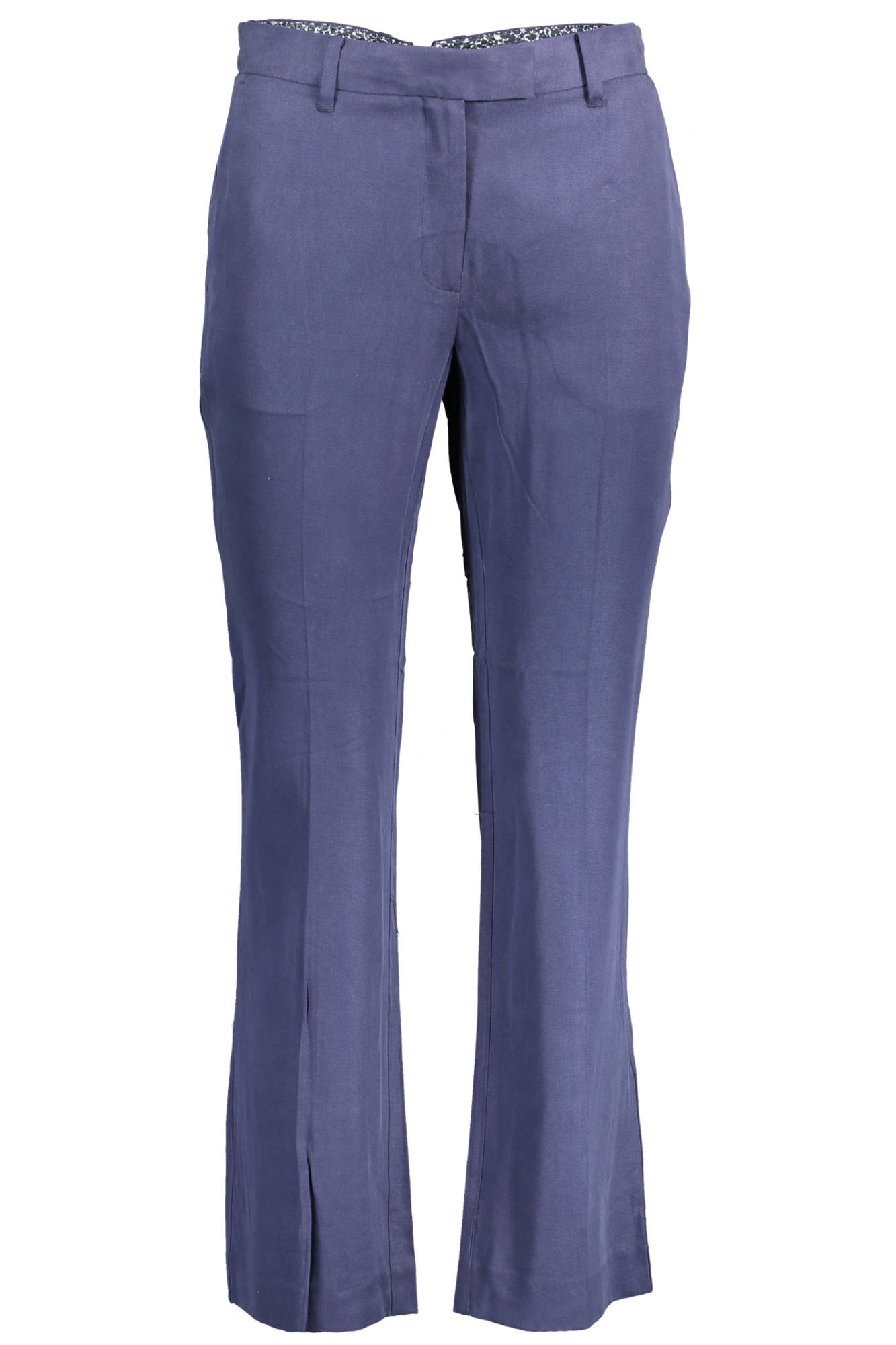 pantaloni donna GANT blu in viscosa SE605 - ZOOODE.COM