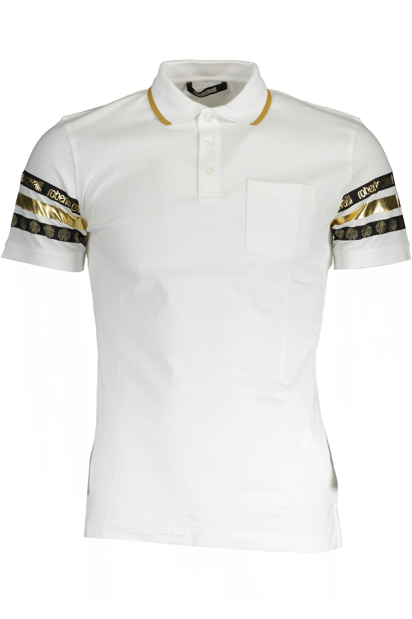 roberto cavalli polo white