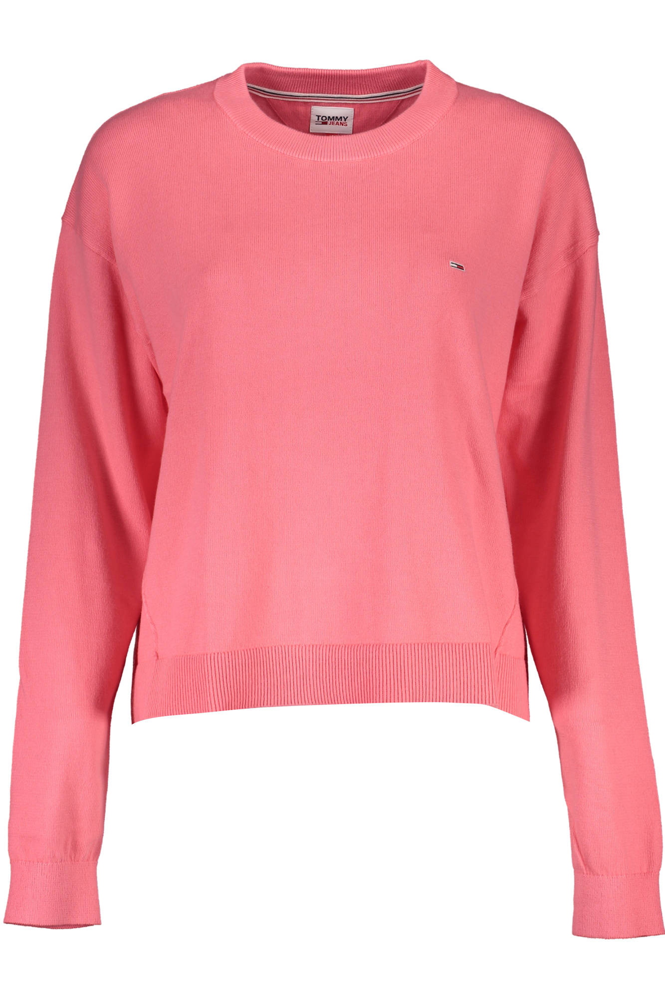 maglia donna TOMMY HILFIGER rosa in cotone SF746 - ZOOODE.COM