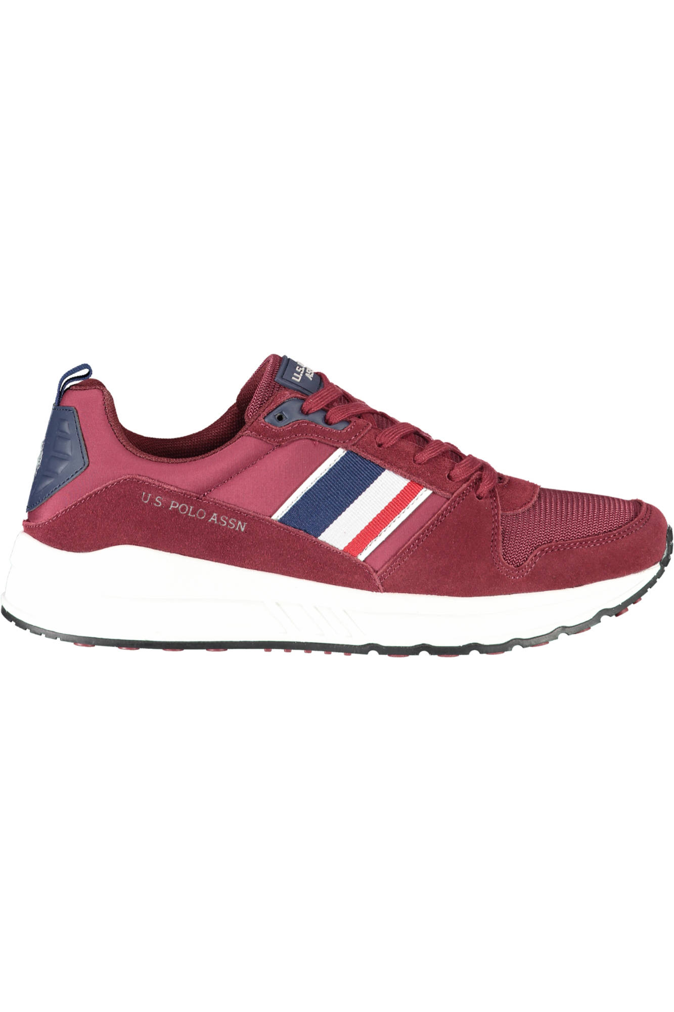 scarpe uomo U.S. POLO ASSN. sneakers rosso in pelle SG190 - ZOOODE.COM