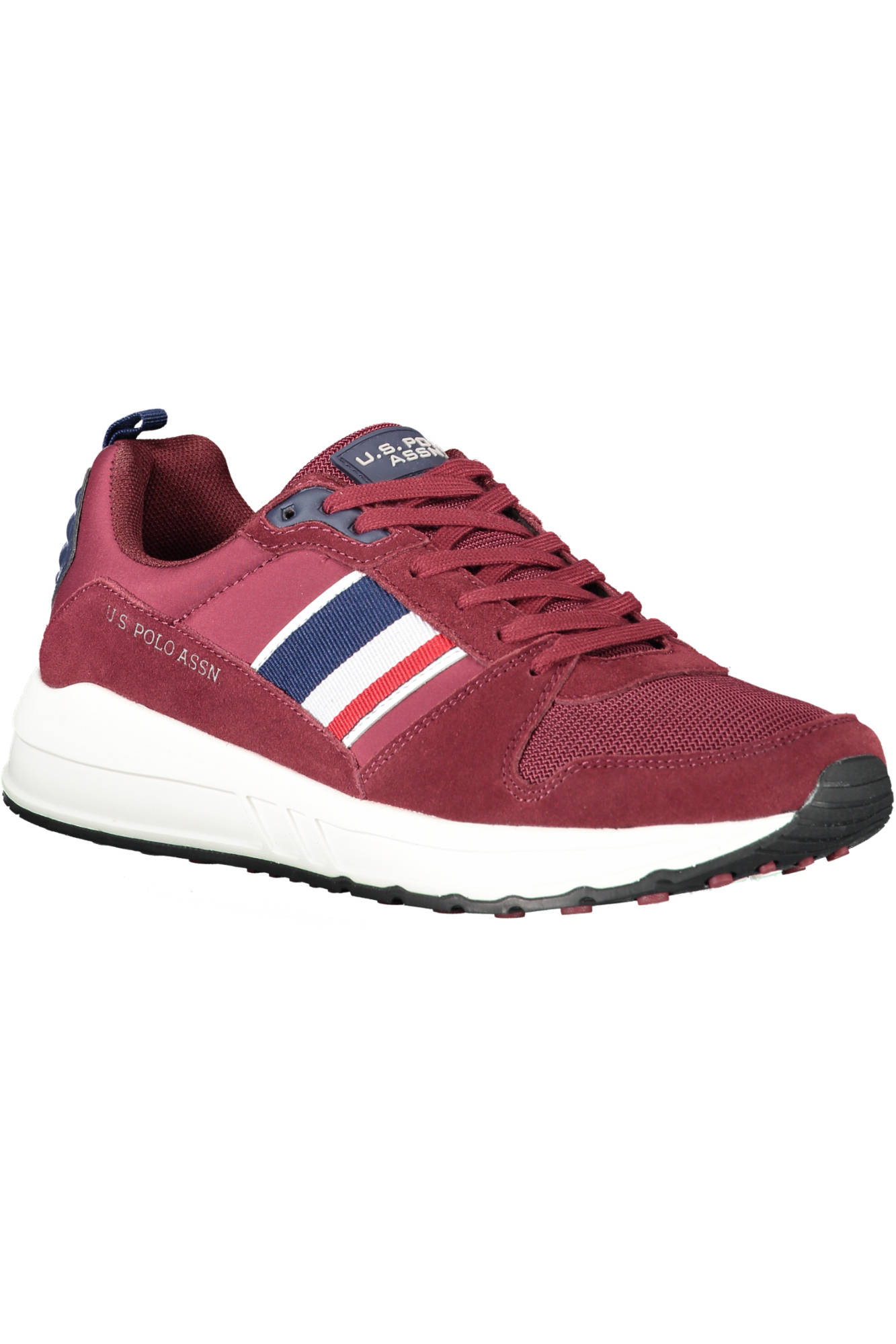 zapatos hombre U.S. POLO ASSN. zapatillas rojo piel SG190 - ZOOODE.COM