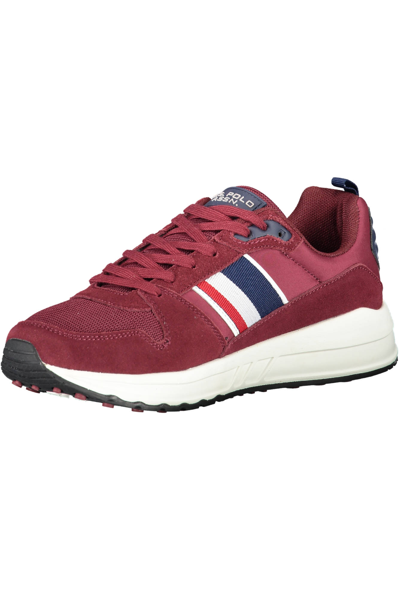 scarpe uomo U.S. POLO ASSN. sneakers rosso in pelle SG190 - ZOOODE.COM