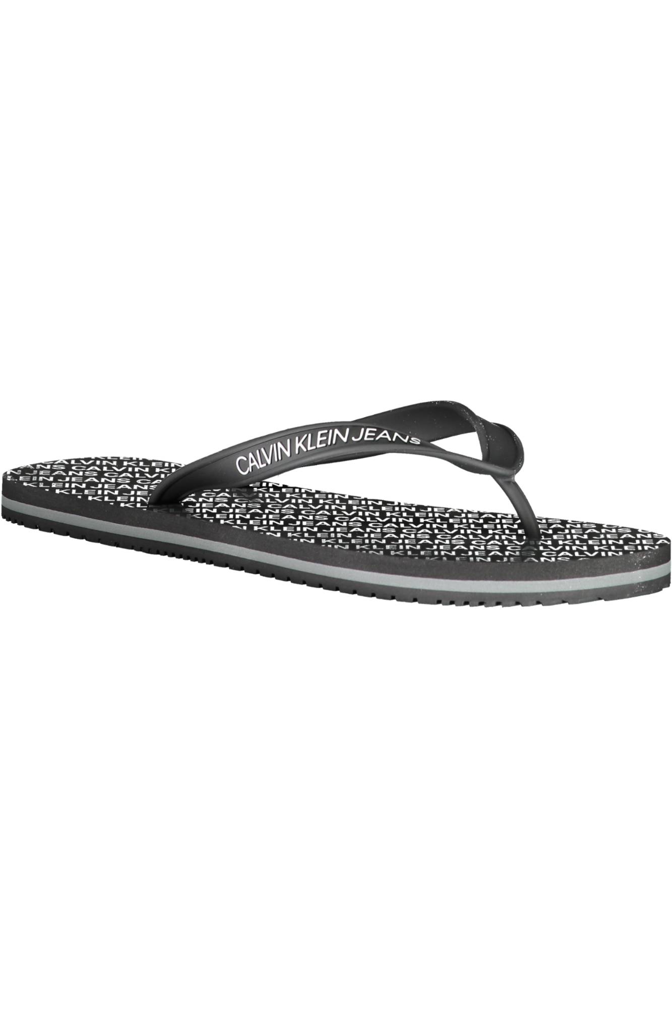 calvin klein slippers black