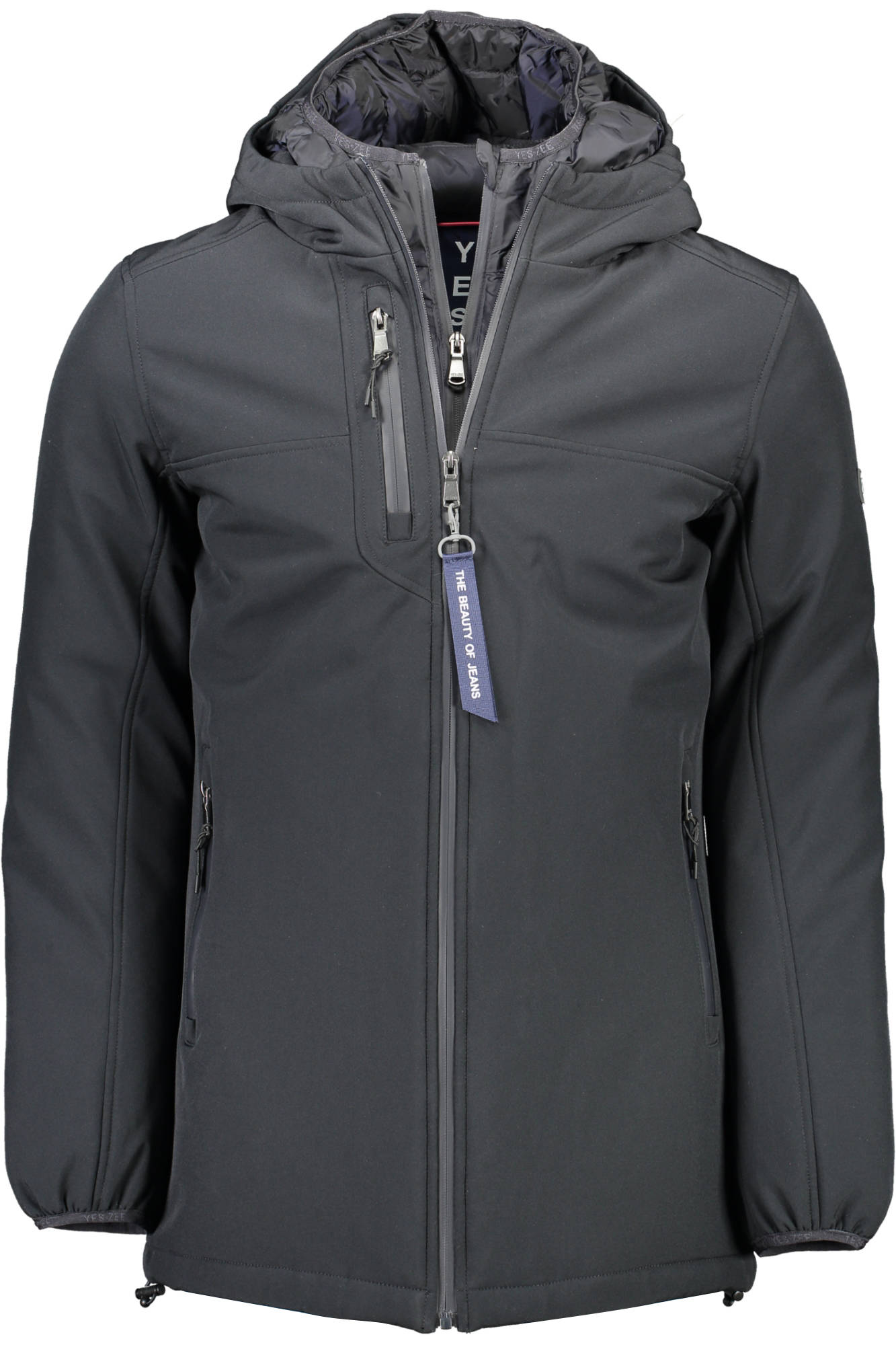 Yes Zee Giubbotto Uomo In Neoprene Con Cappuccio | Giacca Invernale Imbottita J834MN00 | Chiusura Cerniera