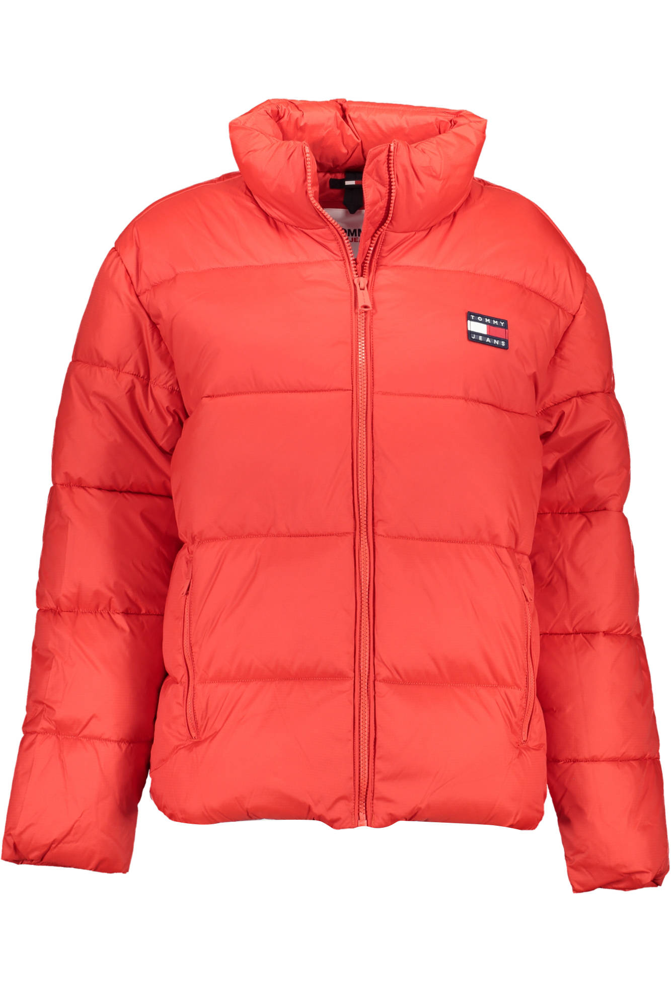 giubbotto donna TOMMY HILFIGER rosso in poliammide SG696 - ZOOODE.COM