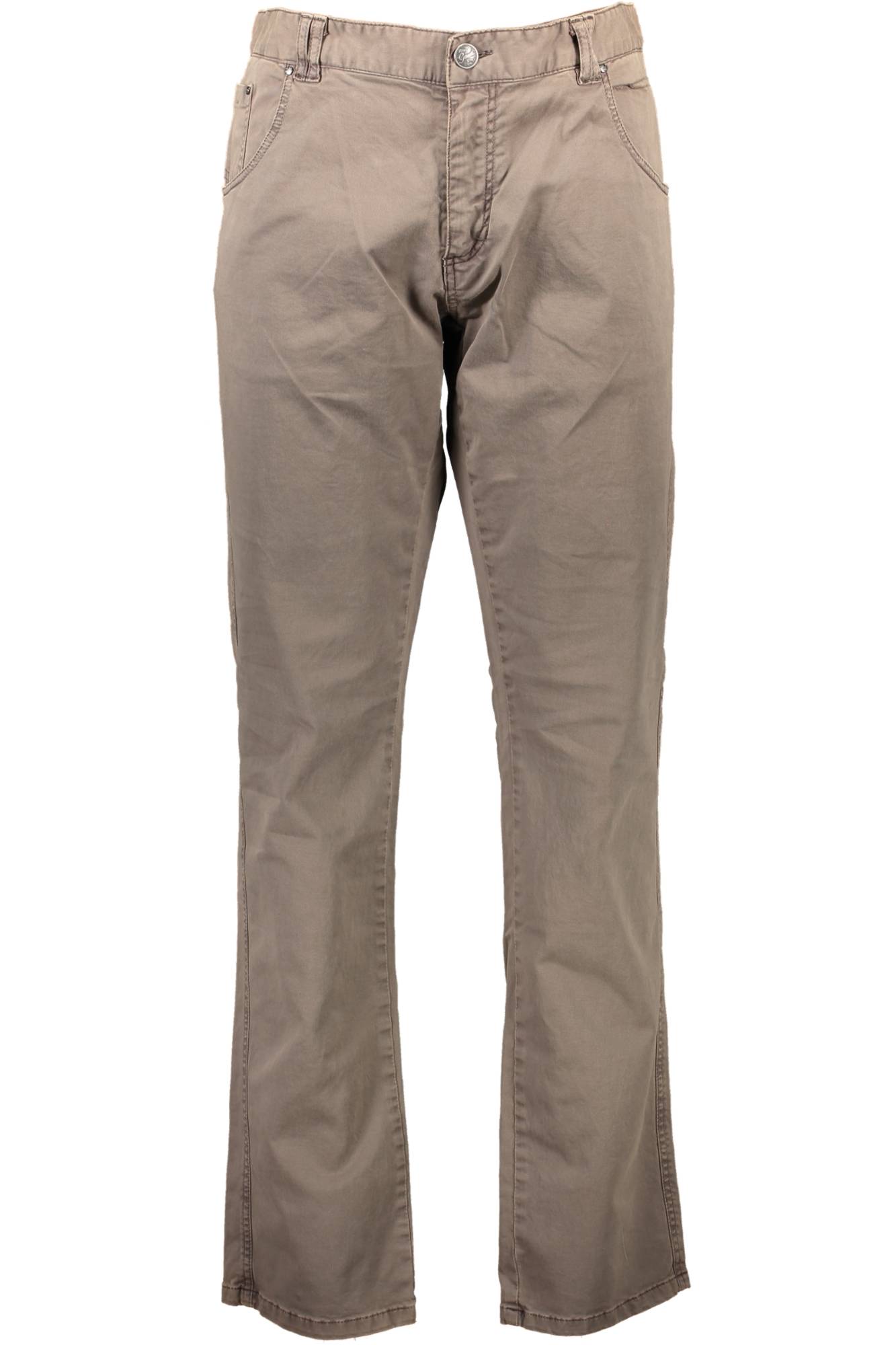 pantaloni uomo GAUDÌ marrone in cotone SH063 - ZOOODE.COM