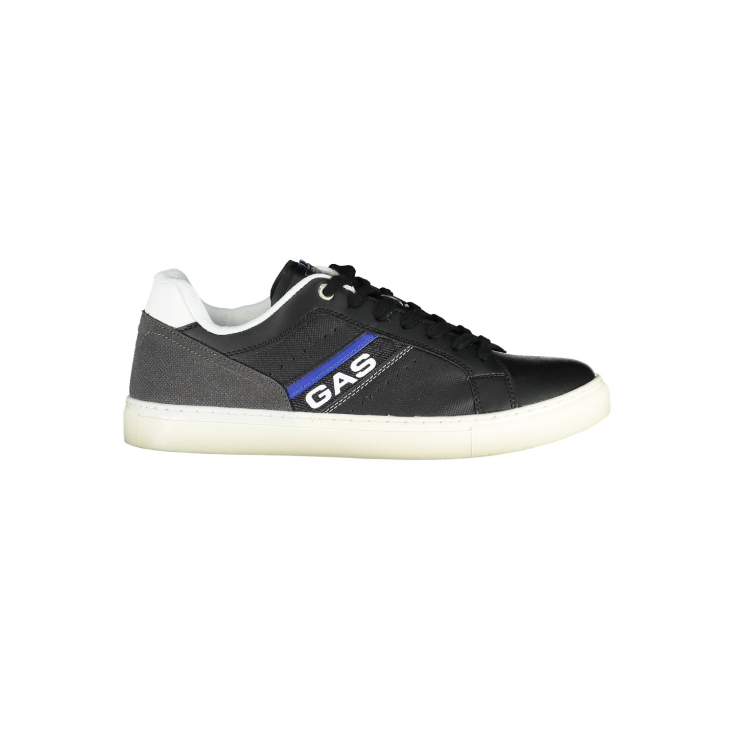 Gas Black Polyester Men Sneaker