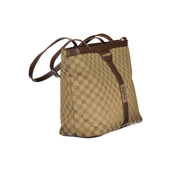 Laura Biagiotti Borsa a spalla Donna, shopping bag colori Nero e Sabbia Laura Biagiotti Borsa a spalla Donna, shopping bag colori Nero e Sabbia